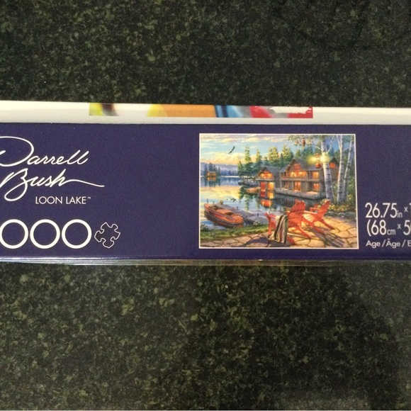 Darrell Bush Loon Lake Jigsaw Puzzel 1000 Piece - Picture 9 of 11